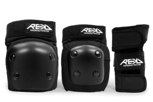 Ochraniacze REKD Junior Heavy Duty Triple Pad Set S Czarne