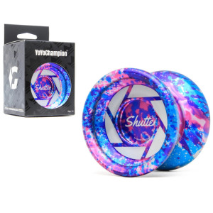 Yoyo Metalowe dla Zaawansowanych YoYoFactory Shutter Splash Purple Galaxy