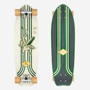 Deskorolka Cruiser GLOBE Sidewalk Slider - Green/Croc 28"