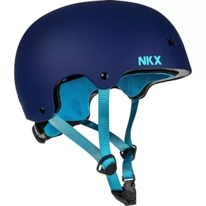 Kask Na Deskorolkę Hulajnogę NKX Brain Saver Granatowo-Miętowy M