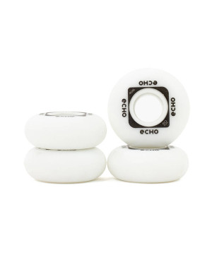 Kółka do rolek agresywnych Echo Flow Aggressive Wheels Biało-Czarny 60 mm 90A