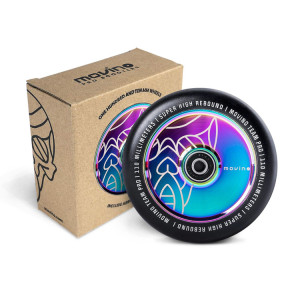 Koła do Hulajnogi Wyczynowej Movino TEAM PRO Full Core Skull Tęczowy 110 mm (2 szt.)