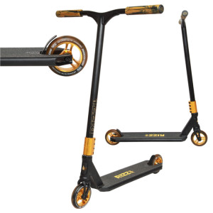 Hulajnoga Wyczynowa NKD RIZZ Stunt Scooter Czarno-Złoty 85 cm