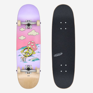Deskorolka dla dzieci Globe Kids Grip 95 Wide Mid Peace Man 8.25"