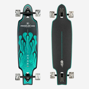 Longboard GLOBE Prowler Mid Green Flames 34"