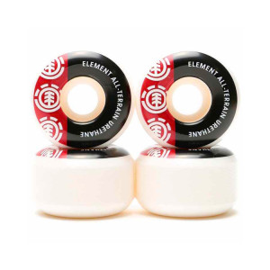 Kółka do deskorolki Element Section All-Terrain Wheels 99A Czerwony 52 mm (4 szt.)