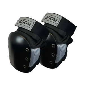 Ochraniacze na kolana Boom Solid Knee Pads Czarno-Srebrny