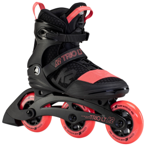 Rolki trójkołowe K2 Trio LT 100 W Women’s Inline Skates Czarno-Czerwony