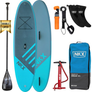 Deska turystyczna SUP pompowana pneumatyczna NKX Windsurf Niebieski 10’6