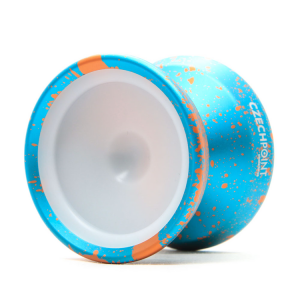 Yoyo dla zaawansowanych YoYoFactory Czech Point Pivot Turkusowo-Pomarańczowy