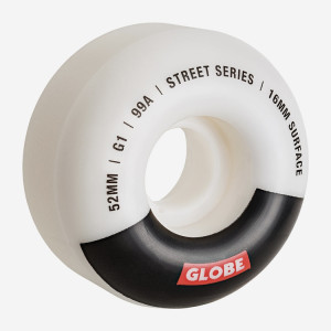 Kółka do deskorolki GLOBE G1 Street Wheel Biały/Czarny/Bar 52 mm