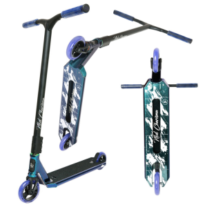 Hulajnoga Wyczynowa NKD RIZZ Stunt Scooter Czarno-Fioletowy 85 cm