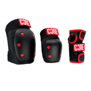 Zestaw ochraniaczy CORE Skate Triple Pad Set Czarny