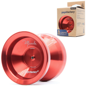 Yoyo dla zaawansowanych YoYoFactory Miracle Monometal Shiny Red Czerwony