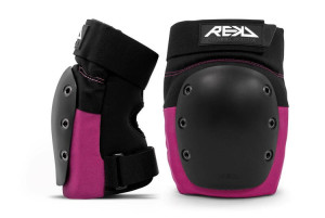 Ochraniacze REKD Ramp Knee Pads Czarno-Różowy