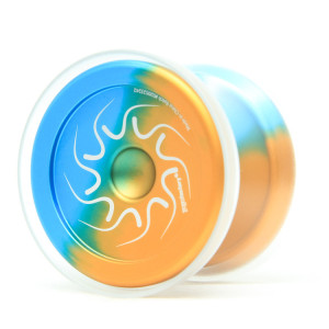 Yoyo dla zaawansowanych YoYoFactory Nine Dragons Orange Teal Clear