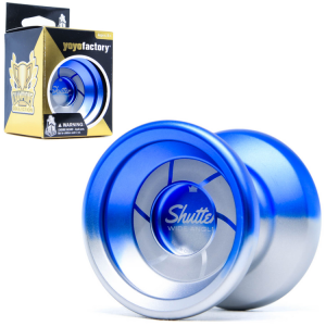 Yoyo Metalowe dla Zaawansowanych YoYoFactory Shutter Wide Angle Niebiesko-Srebrny