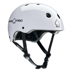 Kask Pro-Tec Classic Cert Helmet Biały Błyszczący