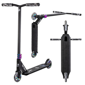 Hulajnoga wyczynowa do 500 zł Hulajnoga Wyczynowa Story High Roller Black Neo Wys. 84 cm