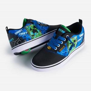 Butorolki Heelys Minecraft Pro 20 Creeper Edition Czarny/Niebieski/Zielony