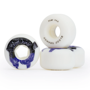 Kółka Blood Orange Street Raw Rounded Wheels Biały 56 mm 99A
