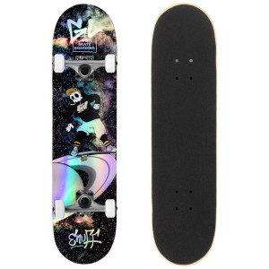 Deskorolka Enuff Skully Hologram Mini Complete Czarny 7.25"