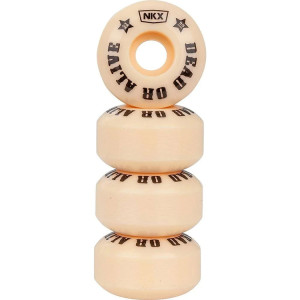 Kółka do deskorolki NKX Candy Series Dead or Alive Kremowy 53 mm 99A