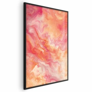 Plakat Płomienne Barwy 21x30 cm z ramą czarną bez marginesu ARTGEIST B
