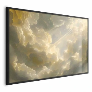 Plakat Zachwycająca gra kolorów 30x21 cm z ramą czarną bez marginesu ARTGEIST B