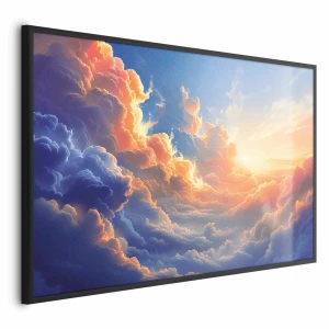 Plakat Symfonia barw 90x60 cm z ramą czarną bez marginesu ARTGEIST B