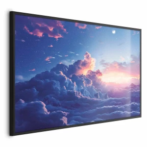 Plakat Nocne góry 42x29,7 cm z ramą czarną bez marginesu ARTGEIST B