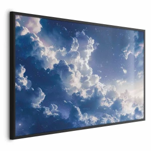 Plakat Gwiezdne chmury 42x29,7 cm z ramą czarną bez marginesu ARTGEIST B
