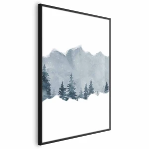 Plakat Wycinek Syberii 40x60 cm z ramą czarną bez marginesu ARTGEIST B