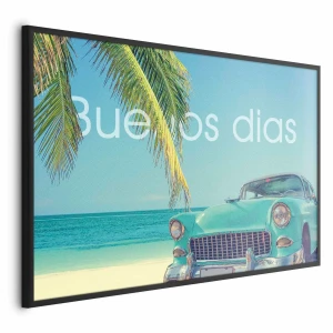 Plakat Buenos dias 42x29,7 cm z ramą czarną bez marginesu ARTGEIST B