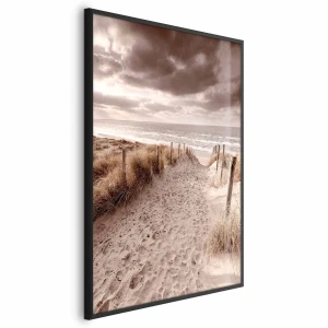 Plakat Odległa wydma 21x30 cm z ramą czarną bez marginesu ARTGEIST B