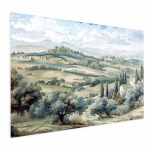 Plakat Pejzaż z polami 90x60 cm bez ramy z marginesem ARTGEIST B