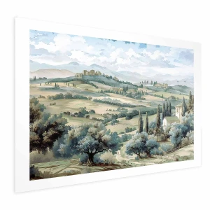 Plakat Pejzaż z polami 42x29,7 cm bez ramy bez marginesu ARTGEIST B