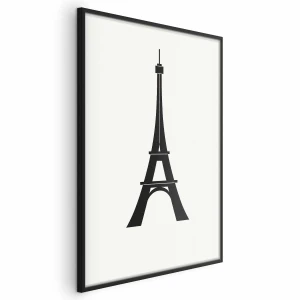 Plakat Wieża Eiffla 40x60 cm z ramą czarną bez marginesu ARTGEIST B