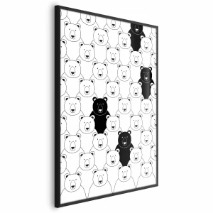 Plakat Obcy w stadzie 60x90 cm z ramą czarną bez marginesu ARTGEIST B