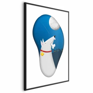 Plakat Psie marzenia 40x60 cm z ramą czarną bez marginesu ARTGEIST B