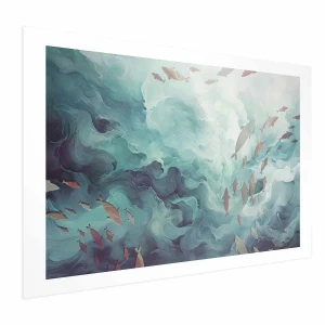 Plakat Ryby w oceanie 60x40 cm bez ramy z marginesem ARTGEIST B
