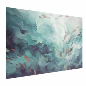 Plakat Ryby w oceanie 60x40 cm bez ramy bez marginesu ARTGEIST B