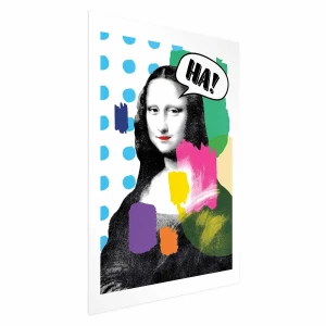 Plakat Mona Lisa Pop-art 29,7x42 cm bez ramy z marginesem ARTGEIST B