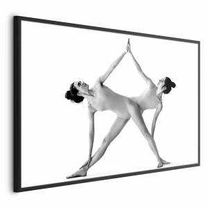 Plakat Joga 42x29,7 cm z ramą czarną bez marginesu ARTGEIST B