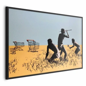 Plakat Łowcy promocji 30x21 cm z ramą czarną bez marginesu ARTGEIST B