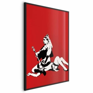 Plakat Banksy: Queen Victoria 40x60 cm z ramą czarną bez marginesu ARTGEIST B