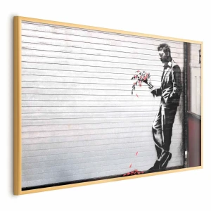 Plakat Zakochany 30x21 cm z ramą złotą bez marginesu ARTGEIST B