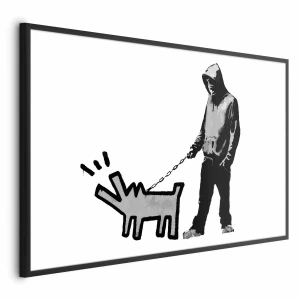 Plakat Dog Art 42x29,7 cm z ramą czarną bez marginesu ARTGEIST B