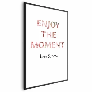 Plakat Enjoy the Moment 60x90 cm z ramą czarną bez marginesu ARTGEIST B
