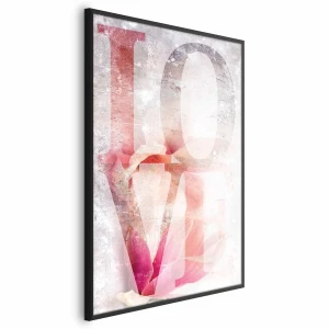 Plakat Miłość magnolii 60x90 cm z ramą czarną bez marginesu ARTGEIST B